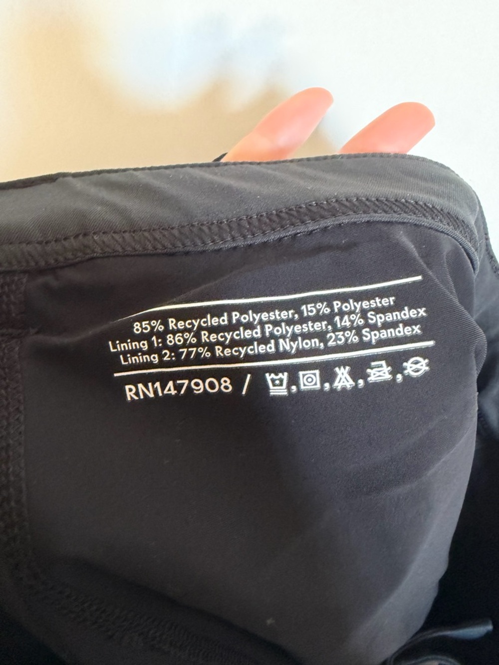 Outdoor Voices Black Belted Rec Trek Athletic Skort size Medium EUC - Picture 7 of 7